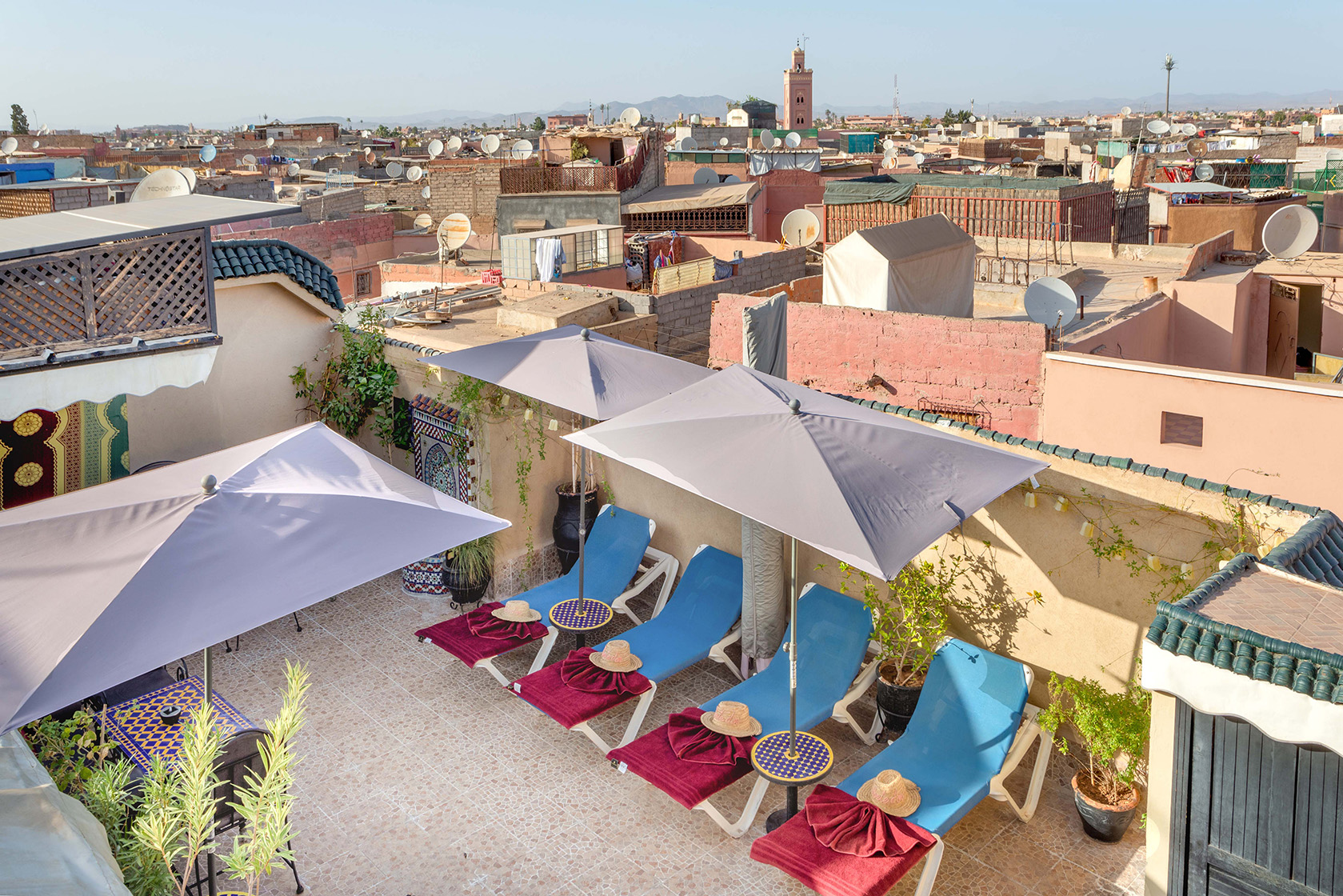 terrasse riad marrakech